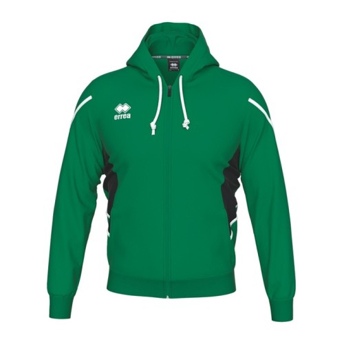 CLANCY FZ HOODIE (GREEN-BLACK-WHITE)