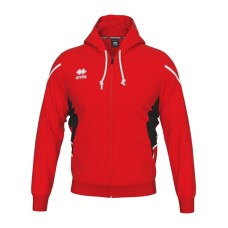 CLANCY FZ HOODIE (RED-BLACK-WHITE)