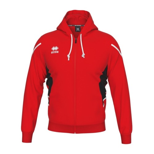 CLANCY FZ HOODIE (RED-BLACK-WHITE)