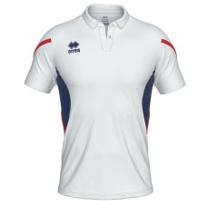 CLARK POLO (WHITE-NAVY-RED)