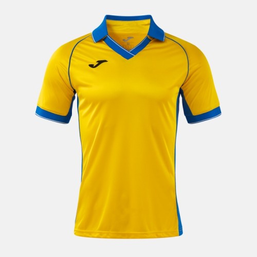 VINTAGE. ECO-RETRO SHIRT (YELLOW-ROYAL) VINTAGE. ECO-RETRO SHIRT (YELLOW-ROYAL)