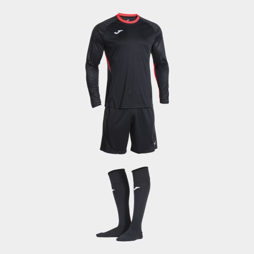ZAMORA X GK SET (BLACK-FLUOR CORAL)