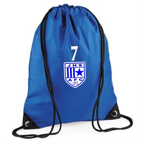 GYMSACK INC PRINTED BADGE + NUMBERS