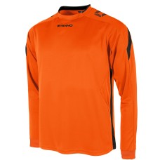 DRIVE LS SHIRT (ORANGE-BLACK)