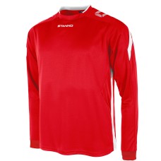 DRIVE LS SHIRT (RED-WHITE)