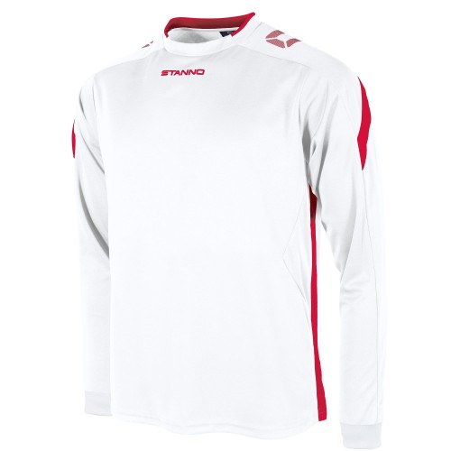 DRIVE LS SHIRT (WHITE-RED)