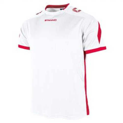 DRIVE SS SHIRT (WHITE-RED)