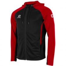 CADLEY STADIO FZ HOODIE (BLACK-RED) - COACH CADLEY STADIO FZ HOODIE (BLACK-RED) - COACH