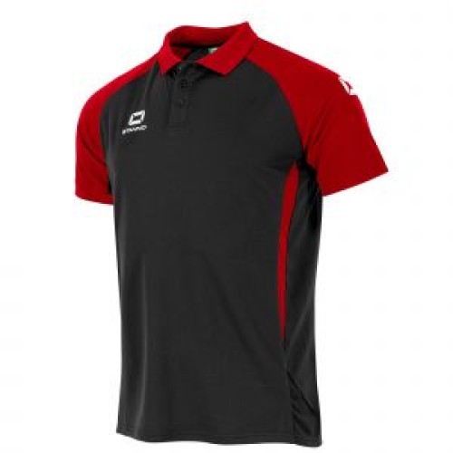 CADLEY STADIO POLO (BLACK-RED) - COACH